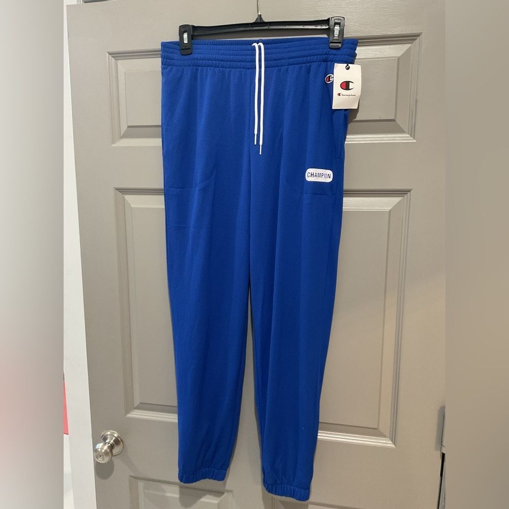 Champion Men's Mesh Blue Joggers